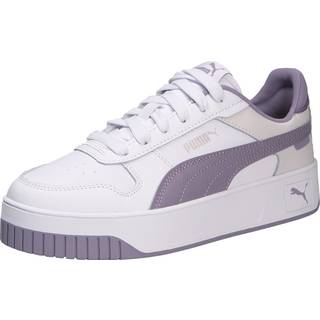 Women&#39;s Puma Carina Street Youth Sneakers, White, Size 35.5, Shoes - Silver - 35.5