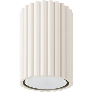 Carbon loftlampe, beige, højde 10 cm, aluminium