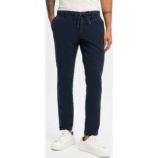 Alberto Herren Hosen blau Slim Fit