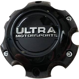 Ultra Motorsports 6 Lug Gloss Black Wheel Center Cap (Antal 1) PN: 89-9765BK