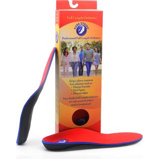 Pure Stride Professional Full Length Orthotics - Shoe Insert & Support til Metatarsals High Arch Flat Feet - Smertelindring for plantar fasciitis