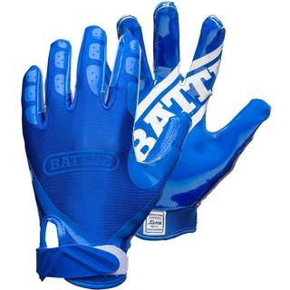 Battle Double Threat Football Gloves - Ultra -Tack Sticky Palm Modtagere Handsker - Pro -stil modtagerhandsker Voksen