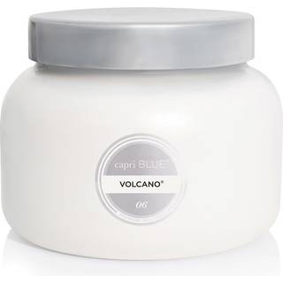 Capri Blue Volcano Duftlys - Oversized Jar Candle - Luxury Aromatherapy Candle - Glass Candle With Soy Wax Blanding - Large White Candle (28 Oz)