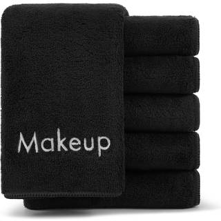 Arkwright Makeup Remover Wash Cloth - Pack of 6 - Ultra Soft & Gentle Microfiber Coral Fleece Small Fingertip Howles Decorative Powder Room & Gue