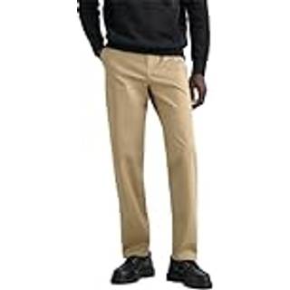 GANT Herre Regular fit chinobukser af twill (29/32) DARK KHAKI