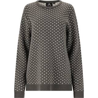Whistler Women's Borge Knit Sweater Sweatere Damer størrelse 42 farve grå