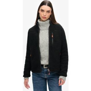 Superdry Superdry Black Outdoor Full Zip 100% Cotton Fleece