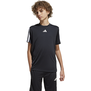 adidas adidas Black Train Essentials 3-Stripes T-Shirt Kids