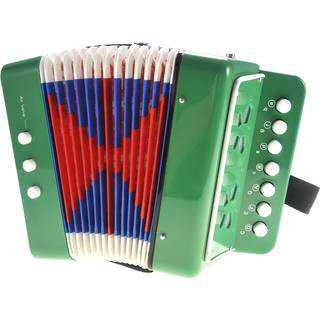 Powertrc Kids Accordical Musical Instruments til b?rn i alderen 9-12 begynder sm?b?rn B?rn Mini Toy Accordian 10 Keys Button Control Letv?gt (gr?