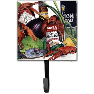 """" Caroline's Treasures 8131SH4 Louisiana krydderier snor indehaver eller nøglekrog lille multicolor """"