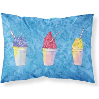 """" Caroline's Treasures 8780Pillowcase Snowballs Moisture Wicking Fabric Standard Pillowcase Large Multicolor """"