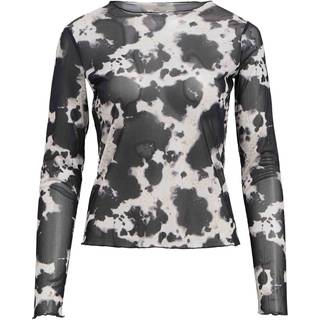 Object - Objmontana Mesh Top - Bluser og skjorter til kvinder - Black - M