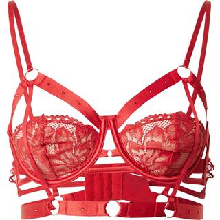 Hunkemöller Ikke-formstøbt bøjle-bh Jacky rød - 85C