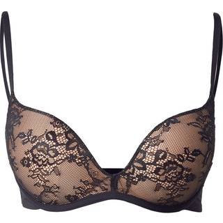 Hunkemöller Formstøbt bh uden bøjle Lea Lace sort - 75B