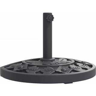 Vidaxl Parasol Base for 1,5/1,9 poler 19,8 lb halvt runde
