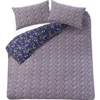 Cath Kidston Cath Kidston Navy Nightshade Duvet Cover and Pillowcase 100% Cotton Set