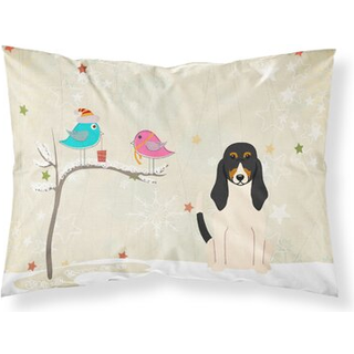 """" Carolines skatte julegaver mellem venner schweizisk hound stof standard pillowcase bb2516pillowcase flerfarvet """"