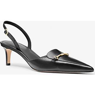 MK Lena Leather Slingback Pump - Black - Michael Kors - EU 39
