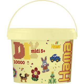 Hama Midi, perler, 10.000 stk., mix 00, 10 farver [Levering: 1-2 dage]