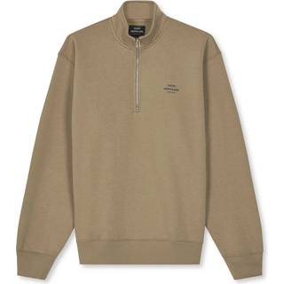 Nørgaard - Half Zip Logo Sweat - Sweatshirts og trøjer til herre - Lead Gray - S