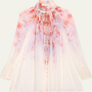 Zimmermann Crush Smock floral blouse - multicoloured - M