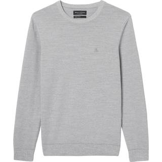 Marc O'Polo Herren Pullover grau unifarben