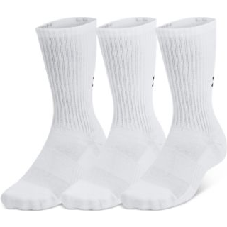 Strømper Under Armour Unisex UA TC 3pk Crew 1386311-100 Størrelse M