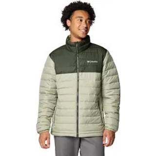 Columbia Powder Lite II Jacket Syntetisk jakke Herrer størrelse L farve olivengrøn