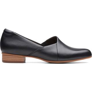 Clarks Womens Juliet Palm Loafer Black Leather 10 US