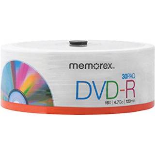 PNY milj?venlig Memorex 4.7GB 16X DVD-R 30 Pack Spindle (32020030147)