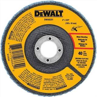 Dewalt DWA8208H 80 Grit Zirconia T29 FLAP DISC 4-1/2-tommer x 5/8-11-tommer