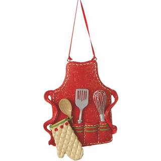 Midwest-CBK Cute Christmas Holiday konditor Bakers Forkle Ornament Red Medium 3,5 """" X 3 """"
