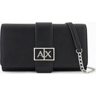 Armani Exchangetil kvinder. XW000358AF12039UC001 Sort clutch-taske (OSFA), Casual, Polyester