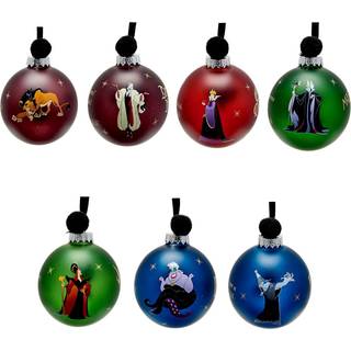 VILLAINS - Set of 7 Xmas Baubles
