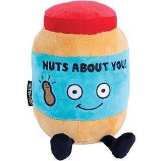 Punchkins Peanut Butter Jar Foodie Plushie Funny Pun Meme Gag Gift White Elephant Stocking Stuffer Present STOR til f?lelsesm?ssig support Fun De