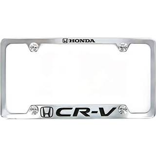 Honda CR-V-krombelagt zink nummerplade rammeholder bund indgraveret 4 hul