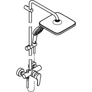 Grohe Tempesta Cube 250 brusesystem etgreb 8,5