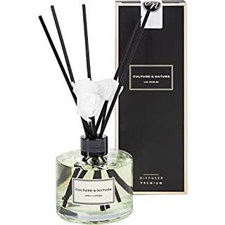Kultur & Nature Reed Diffuser Set 6,7 oz (200 ml) April blomster duftende diffusor med pinde hjem duft r?r diffusor til badev?relse hyldeindretni