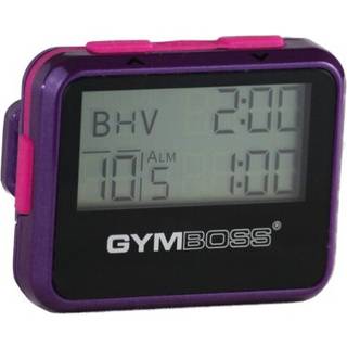Gymboss Interval Timer og StopWatch - Violet/Pink Metallic Gloss