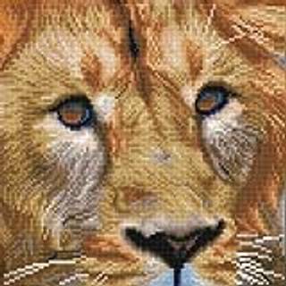 Diamond Dotz Serengeti Magic Lion Diamond Maleri Kits til voksne - Diamond Art Kits Et afslappende kreativt håndværkssæt med Dotz Gems 12 """" X12