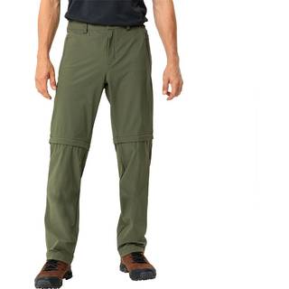Vaude Farley Stretch Zip Off Pants II Zip off-bukser Herrer størrelse 58 - Short farve grå