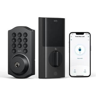 EUFY SMART LOCK C30 Keyless Entry Door Lock indbygget wifi deadbolt smart lås til hoveddør ingen bro krævet nem installation app fjernbetjening A
