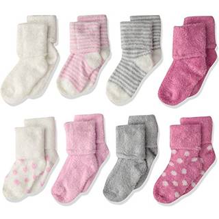 Hudson Baby Unisex Cotton Rich Newborn and Terry Socks Dots Stripes 6-12 m?neder