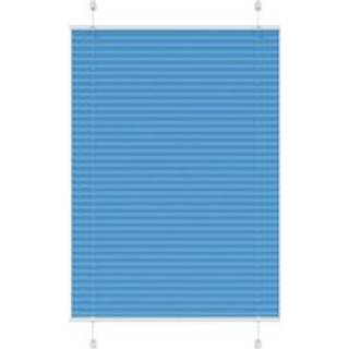 Plisségardin Blå 85x100 cm Stofbredde 84,4 cm Polyester