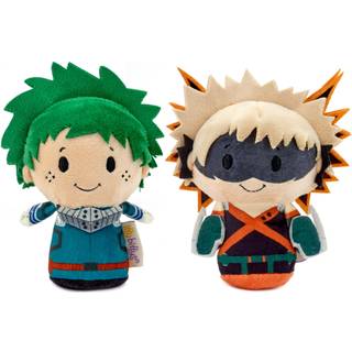 Hallmark itty Bitty My Hero Academia Plyslegetj (Deku og Bakugo) St med 2 4,15"""" Mini udstoppede dyr Anime-gaver