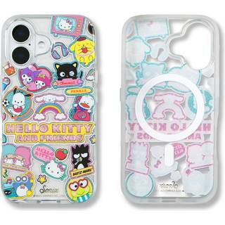Sonix X Sanrio -sag til iPhone 16 | Kompatibel med MagSafe | 10ft drop testet | Hello Kitty og venners klistermærker