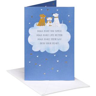Amerikanske hilsner k?ledyr sympati kort (hunde lever for evigt i dit hjerte)