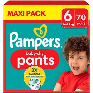 Pampers Baby Dry Bleer Str. 6 14-19 kg 70-pak