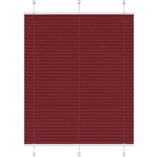 Plisségardin Stofbredde 79,4 Cm Polyester Bordeauxrød - 110 x 150 cm