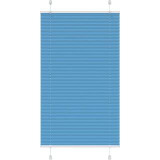 Plisségardin Stofbredde 94,4 Cm Polyester Blå - 80 x 100 cm